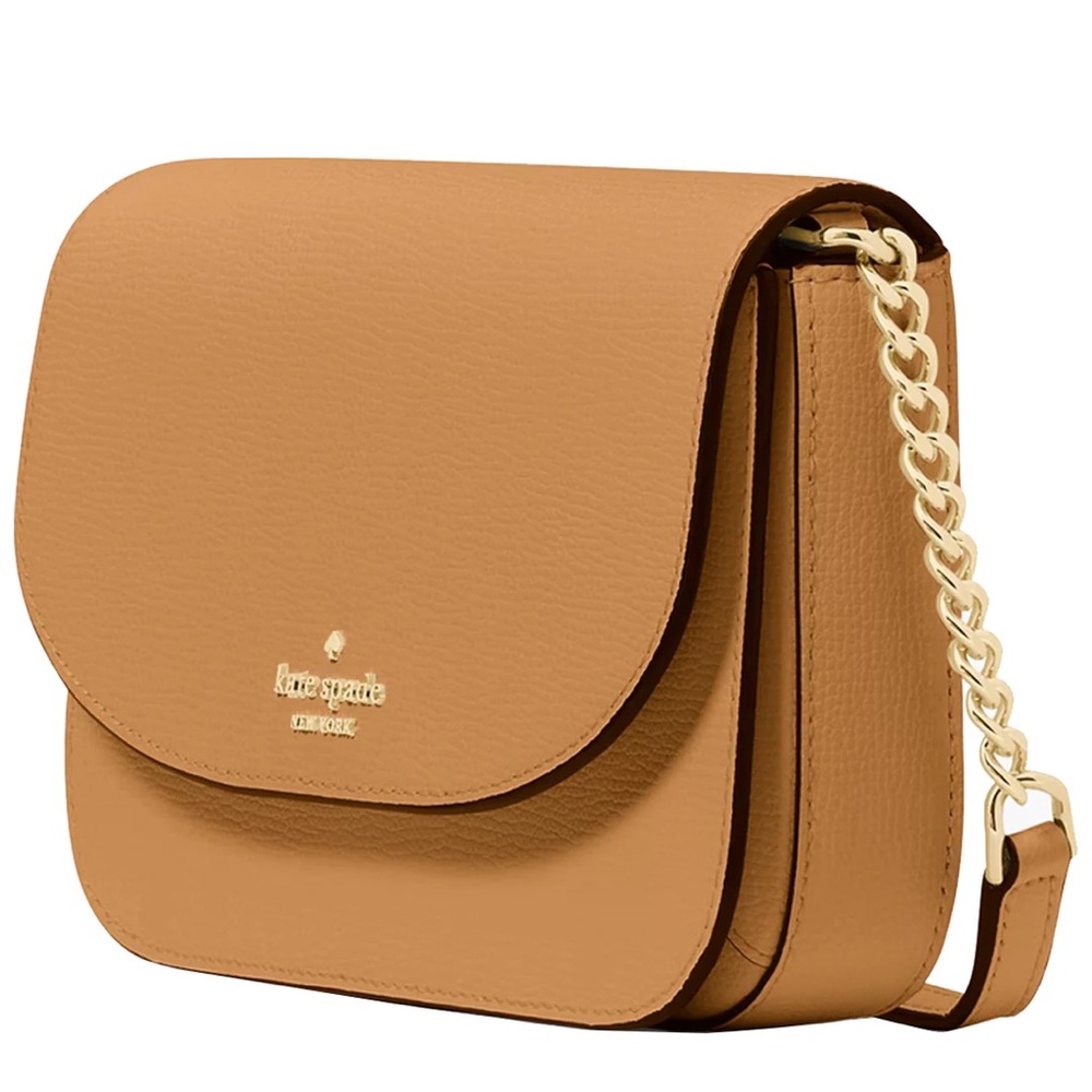 Kate Spade Kristi Crossbody Purse Tiramisu color refined grain leather